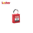 MK Nylon Body Safety Padlock 25mm Safety Lockout Tagout Products Steel Short Shackle