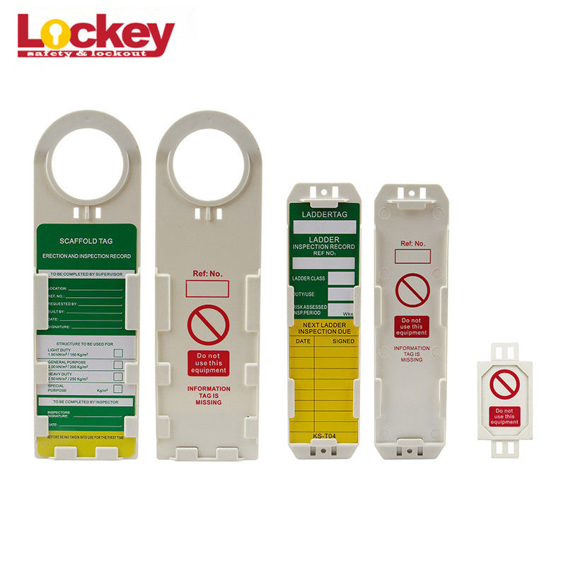 Lockey ABS Safety Printable Nylon ABS Scaffolding Holder tag Customized